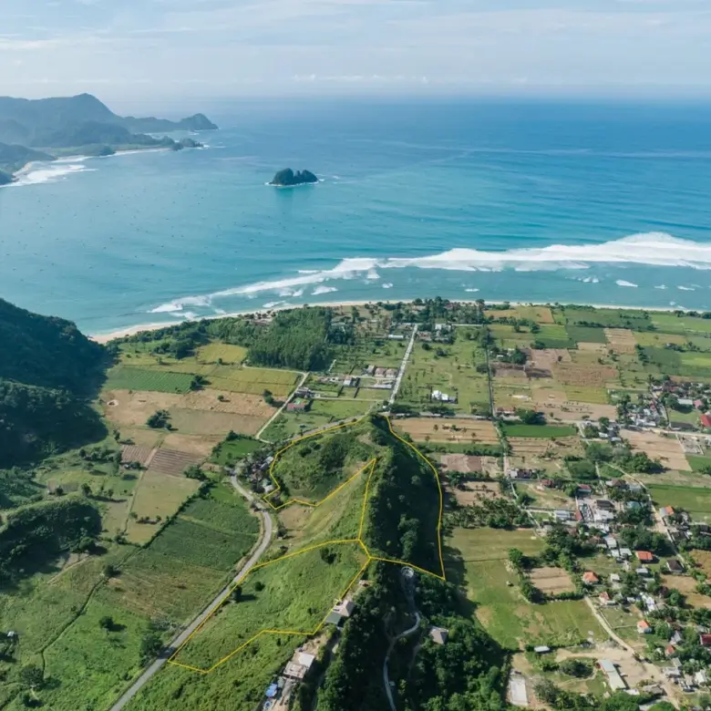 ocean view land for sale in lombok